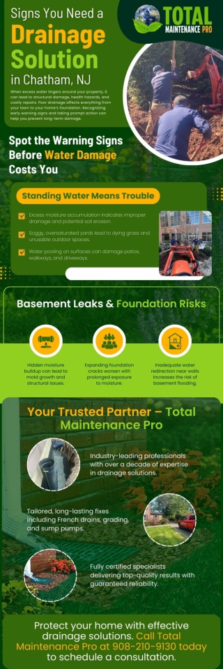 Professional Drainage Services in Hillsborough, NJ