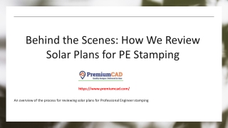 How We Review Solar Plans for PE Stamping