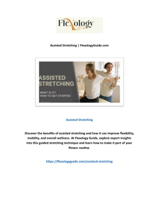 Assisted Stretching | FlexologyGuide.com