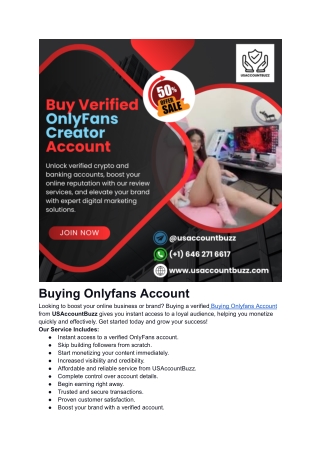 Buying Onlyfans Account