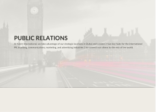 Expert PR Services in Dubai for Your Brand Growth