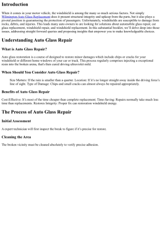 Windshield Replacement FAQs: Everything You Need to Know