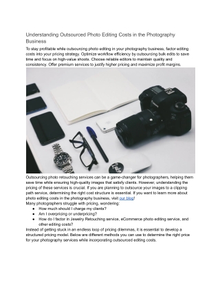 Boost Photography Profits with Smart Outsourcing