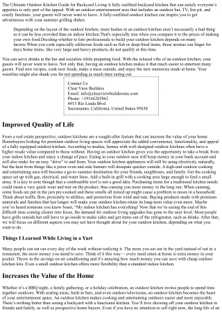 5 Advantages of Installing an Outdoor Kitchen Holod's Home Garden and Rental