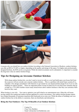 Is It Worth It: Adding an Outdoor Kitchen