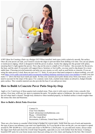 How to Build a Patio: A Step-by-Step Guide 2025