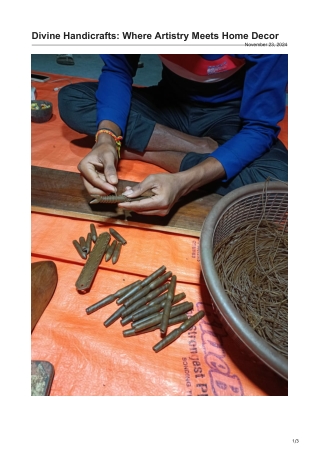 Divine Handicrafts: Where Artistry Meets Home Decor