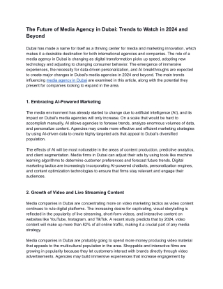 Top Media Agency in Dubai | Creative Advertising & Digital Solutions