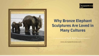 Why Bronze Elephant Sculptures Are Loved in Many Cultures_11zon