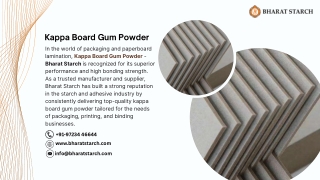 Kappa Board Gum Powder