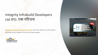 Integrity Infrabuild Developers Ltd IPO: जानिए Review, Price & GMP