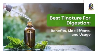 Best Tincture for Digestion