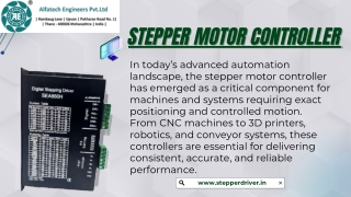 Stepper Motor Controller: Enabling Precision in Motion Control Systems