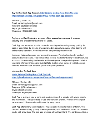 What to Look for When Buying Verified Cash App Accounts