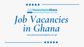 Jobs In Accra – Job Vacancies In Ghana