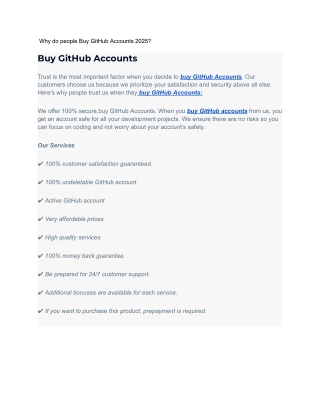 _Why do people Buy GitHub Accounts 2025_