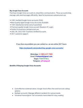 10 best sites to Buy Google Voice Accounts with USA ...