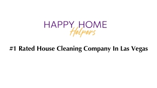 Professional House Cleaning in Las Vegas
