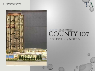 Details of County 107 Noida