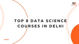 Top 8 Data Science Courses in Delhi