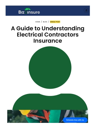 Electrician Insurance Electrical Contractors Insurance