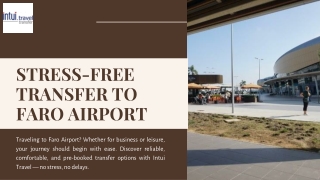 Stress-Free Transfer to Faro Airport