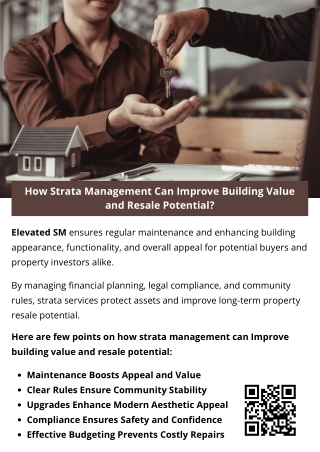 How Strata Management Can Improve Building Value and Resale Potential?