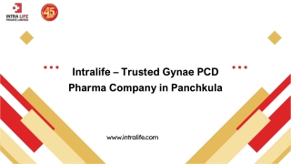 Gynae PCD Pharma Company In Panchkula