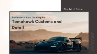 Professional Auto Detailing Alberta