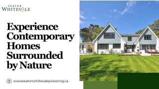 Seaton Whitevale by Mattamy Homes