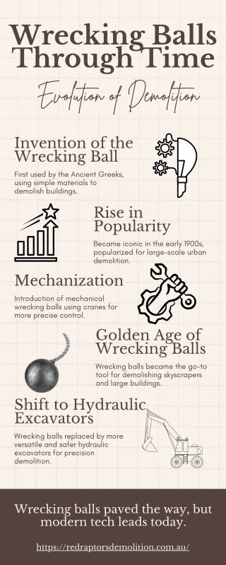 Wrecking Balls Through Time Evolution of Demolition