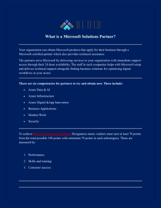 What is microsoft Solutions Partner