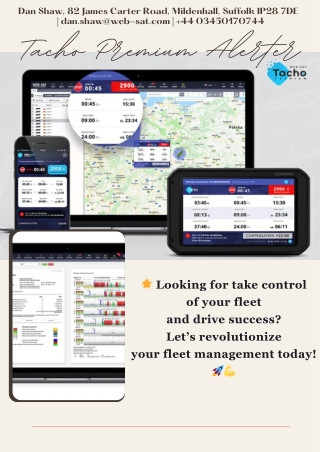 Looking for take control of your fleet and drive success?