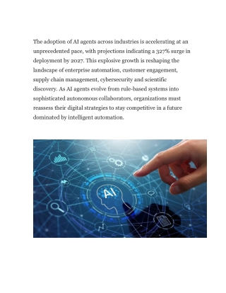 AI Agent Deployment Set to Surge 327% by 2027_ What It Means for Business and Society