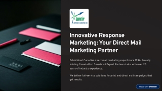 Direct Mail Marketing Services