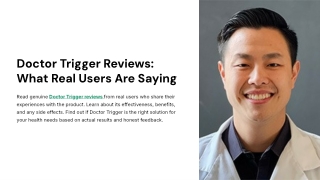 Doctor Trigger Reviews—Scam or Worth the Money?