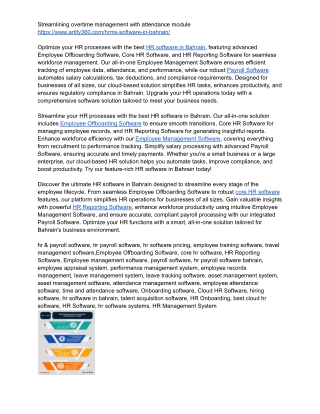 Best Employee Offboarding Software for Bahrain