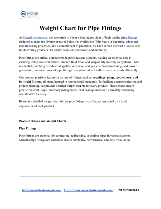 Weight-Chart-for-Pipe-Fittings