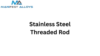 Stainless Steel Threaded Rod Manufacturers