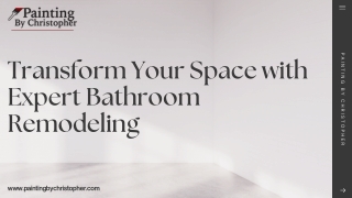 Expert Bathroom Remodeling Services in Milwaukee - Painting by Christopher