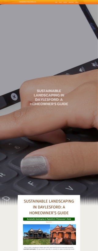 Sustainable Landscaping in Daylesford A Homeowner’s Guide