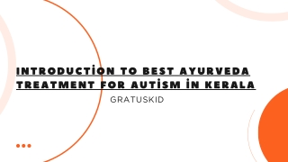 Best Ayurveda treatment for Autism in Kerala