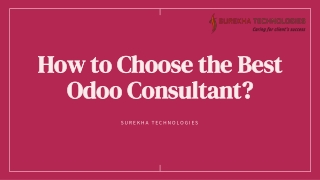 How to Choose the Best Odoo Consultant