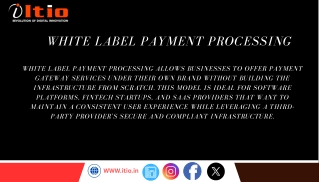 White Label Payment Processing