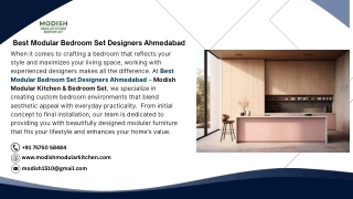 Best Modular Bedroom Set Designers Ahmedabad