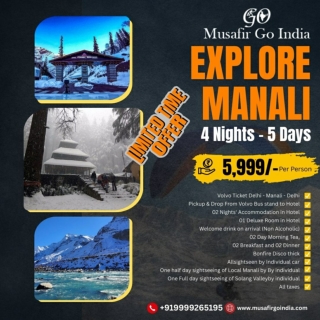 Explore Manali in 4 Nights 5 Days