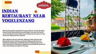 Indian Restaurant Near Vogelenzang