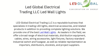 Led Global Electrical Trading LLC