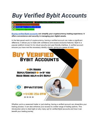 Buy Verified Bybit Accounts (5)