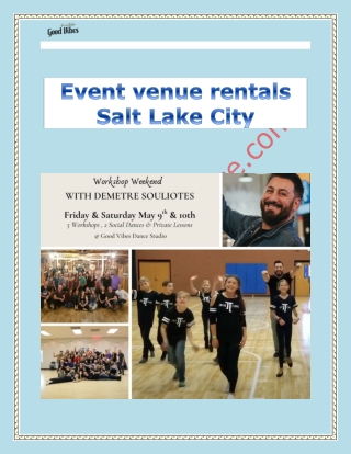 event venue rentals Salt Lake City